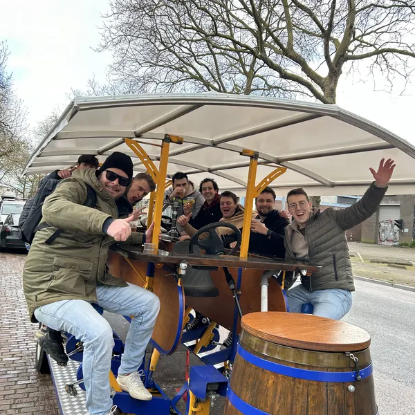Partyfiets met groep