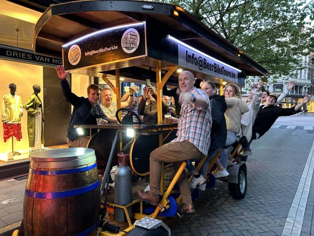 rent a beer bike in Belgium